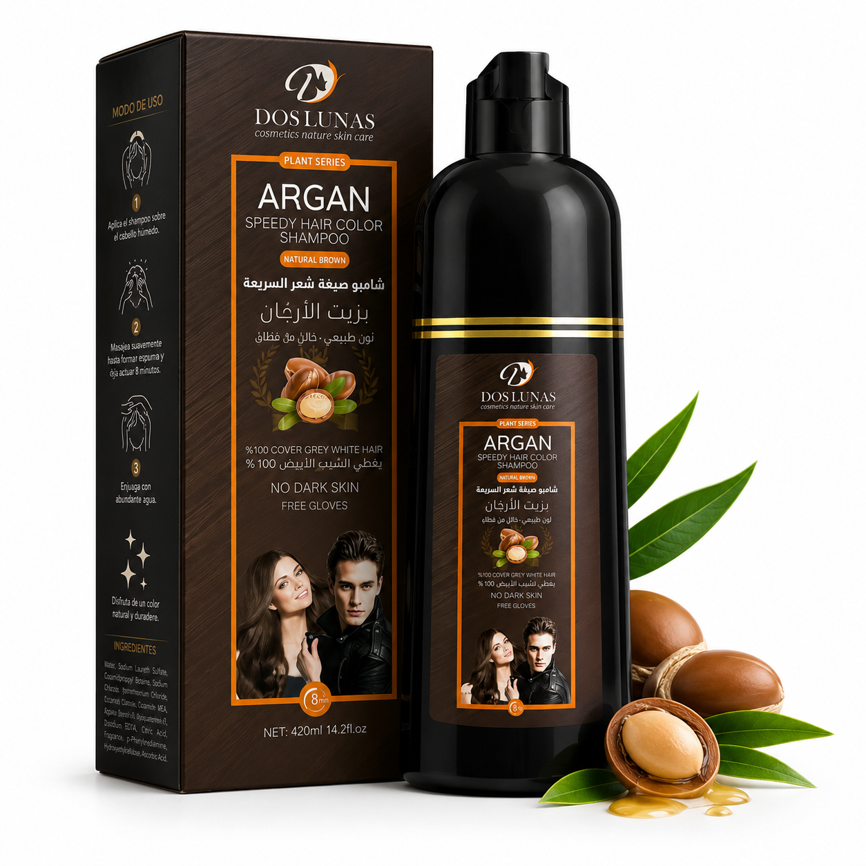 Shampoo Anticanas Dos Lunas