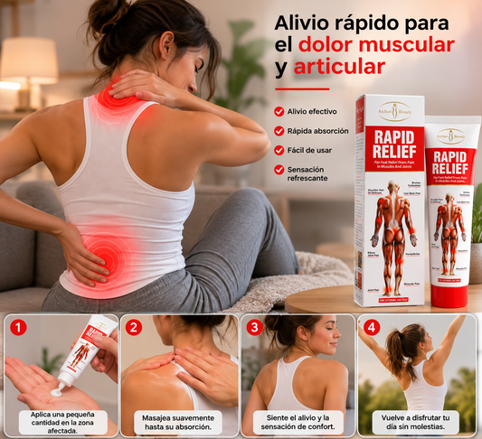 💪 ReliefMax™ | Crema de Alivio Muscular y Articular de Acción Rápida
