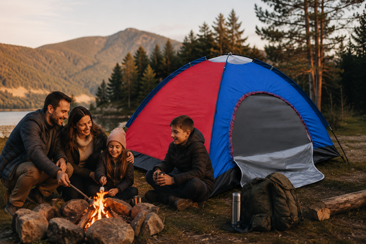 🏕️ CampEasy™ | Carpa de Camping Impermeable para 4 Personas